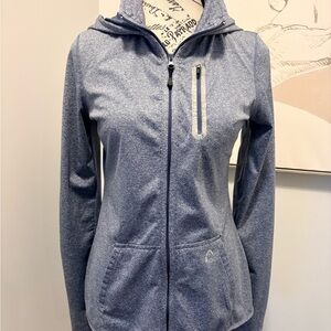 Women's Blue Head Zip-Up Jacket- Size Small RN# 117927